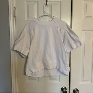 Calia White Short Sleeve Sweatshirt – Size Large